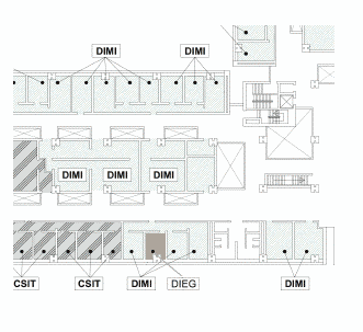 Secondo piano - settore sud-est