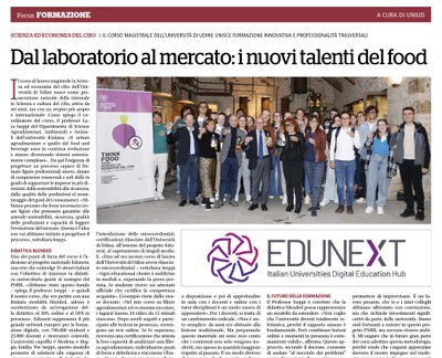 Scienza ed economia del cibo: la laurea magistrale entra nell’era digitale